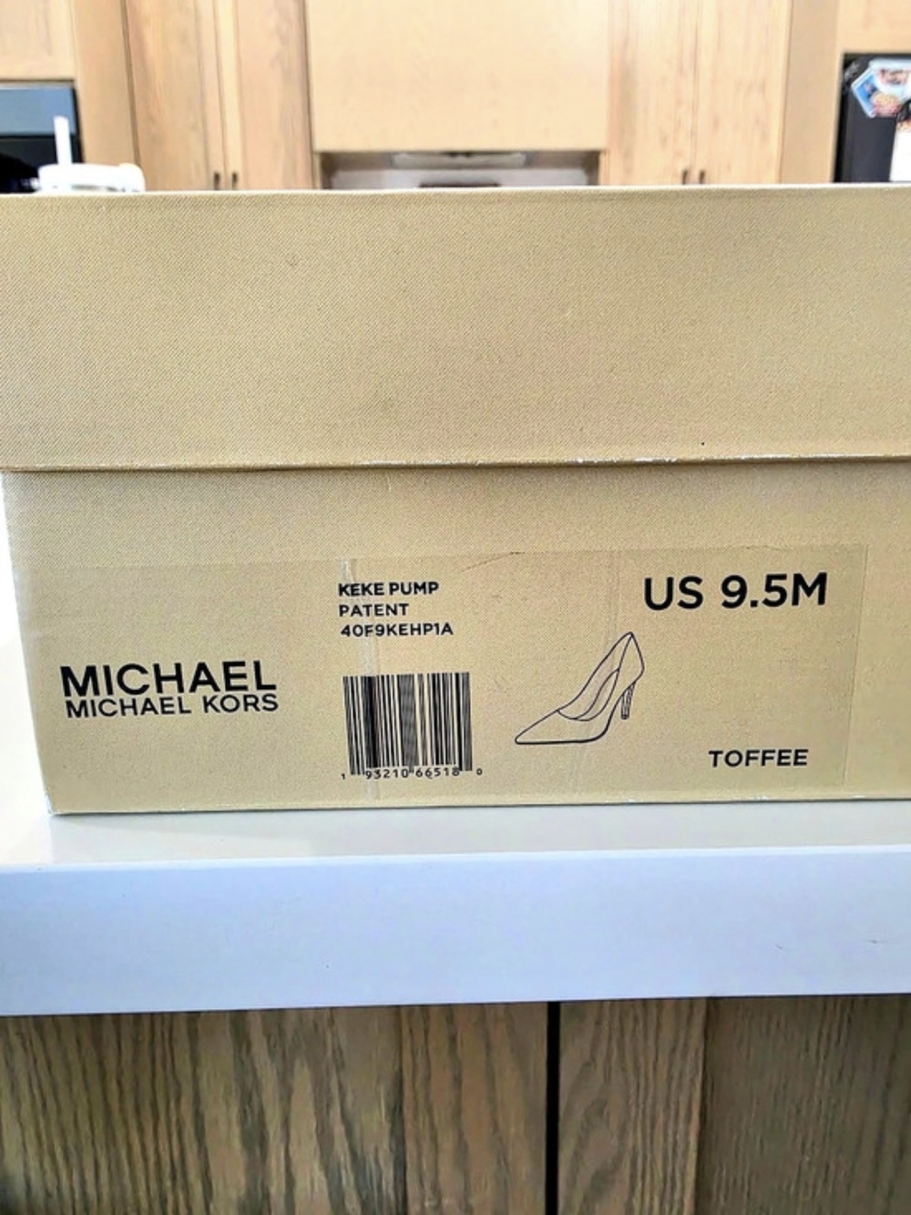Michael Kors Keke Pump in Shiny Toffee US 9.5 M NWT